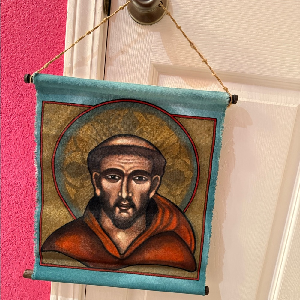 Saint Francis of Assisi Hanging Canvas Wall Art